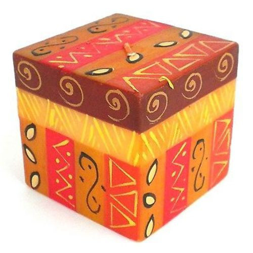 Hand-Painted Cube Candle - Bongazi Design - Nobunto