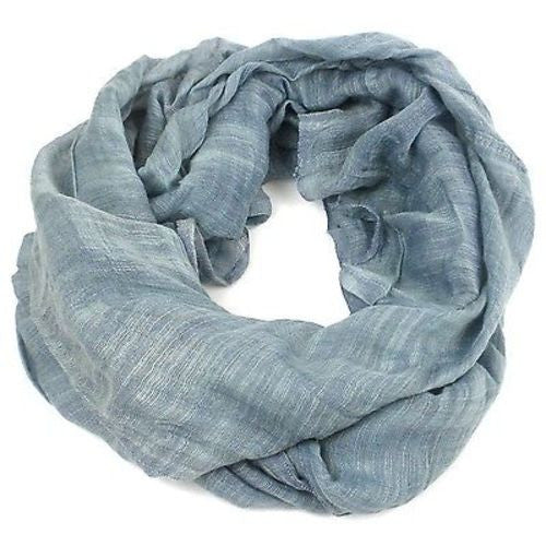 Lucille' Infinity Scarf in Slate - Faire Collection (S)