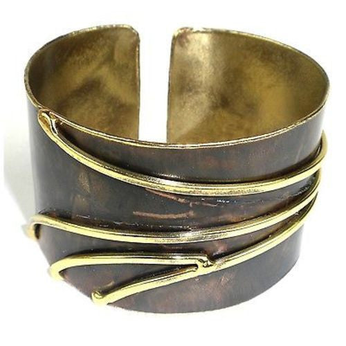 Brass Sway Cuff - Brass Images (C)