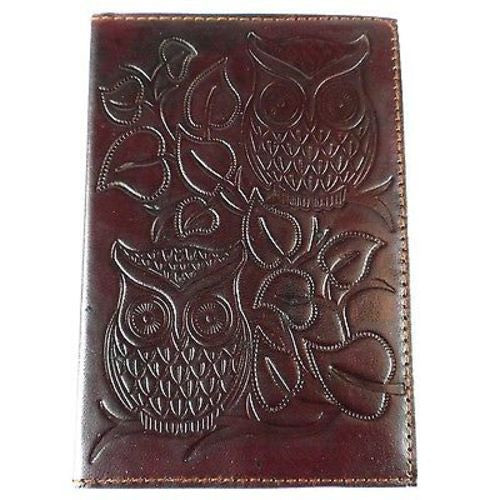 Night Owl" Embossed Leather Journal - Matr Boomie (J)