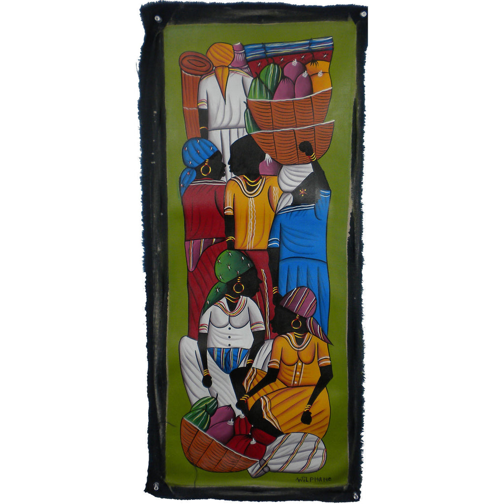 Haitian Acrylic Painting on Canvas - Haiti