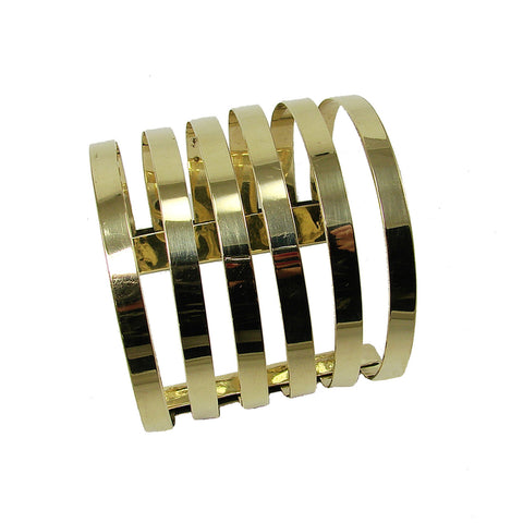 Six Band Cuff - Gold - WorldFinds