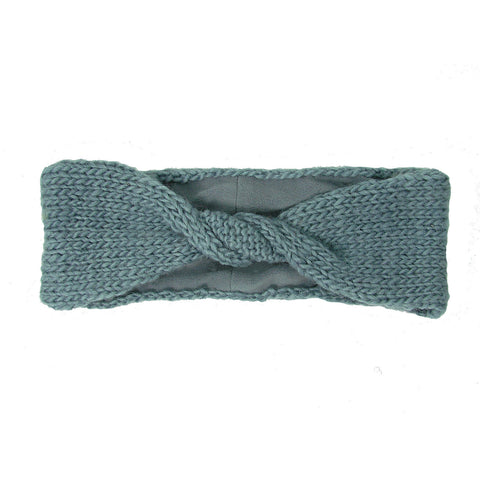 Lined Twisted Headband - Chambray - WorldFinds (W)