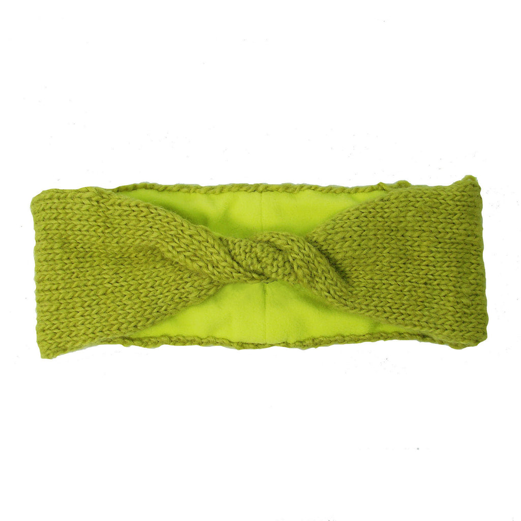 Lined Twist Headband - Citron - WorldFinds (W)