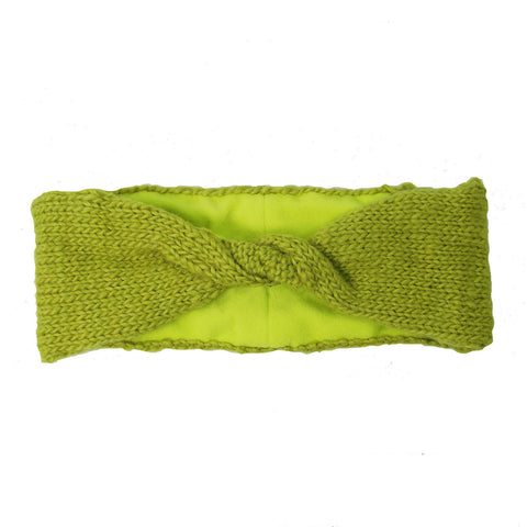 Lined Twist Headband - Citron - WorldFinds (W)
