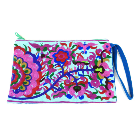 Groovy Grab n' Go Clutch - Turquoise - Global Groove (P)