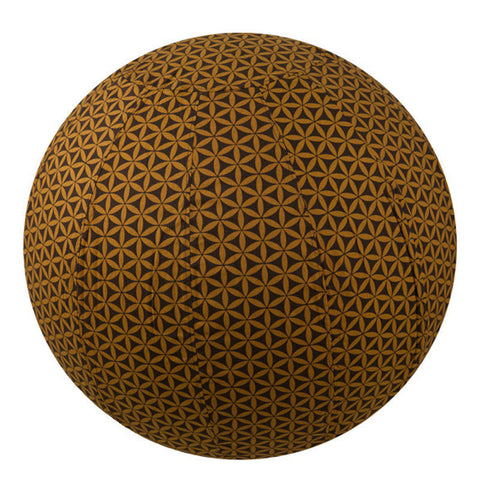 Yoga Ball Cover Size 65cm Design Chocolate Flower of Life - Global Groove (Y)