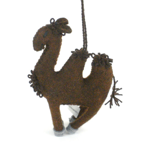 Camel Felt Holiday Ornament - Silk Road Bazaar (O)