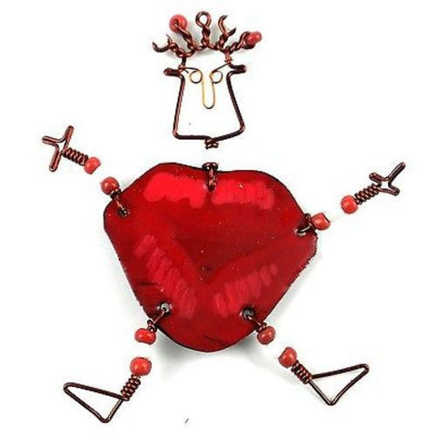 Dancing Girl Kiss Me Quick Pin - Creative Alternatives