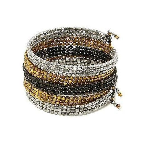 Ombre Metallic Serpent Wrap Bracelet - WorldFinds