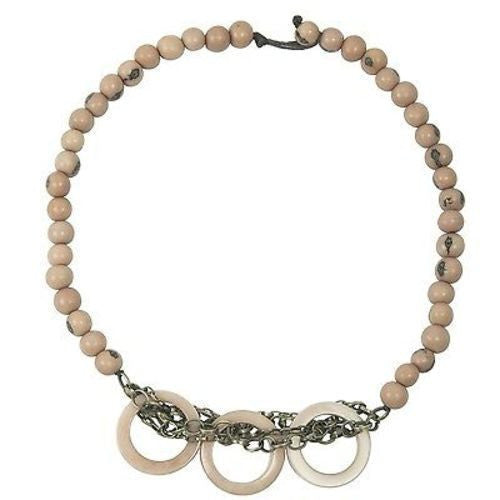 Circle Chain Choker in Sugar Pink - Faire Collection