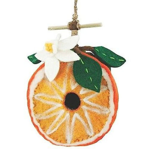 Felt Birdhouse - Orange - Wild Woolies