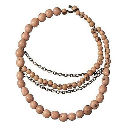Brooklyn Necklace - Soft Pink - Brass Images (C)