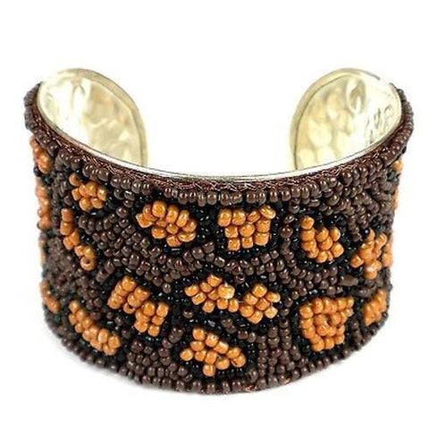 Animal Pattern Cuff - Leopard - WorldFinds