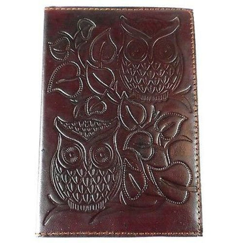 Night Owl" Embossed Leather Journal - Matr Boomie (J)