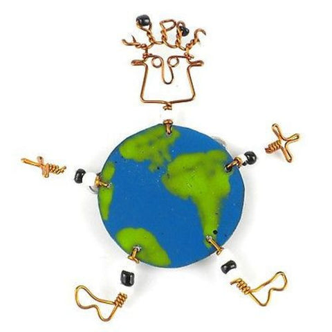 Dancing Girl World Pin - Creative Alternatives