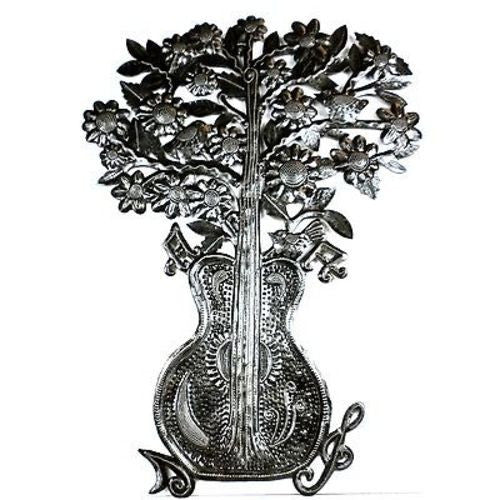 Guitar Bouquet Metal Art - Croix des Bouquets