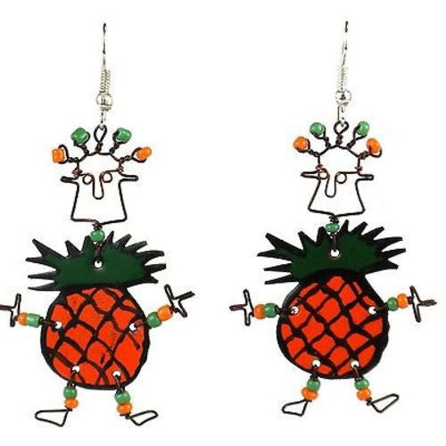 Dancing Girl Pineapple Earrings - Creative Alternatives