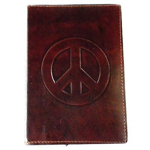 Peace Embossed Leather Journal - Matr Boomie (J)