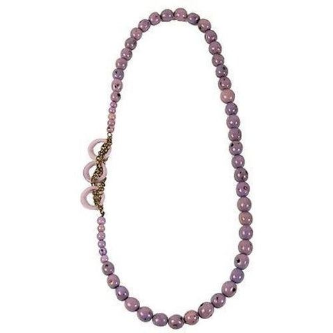 Circle Chain Necklace in Lavender - Faire Collection