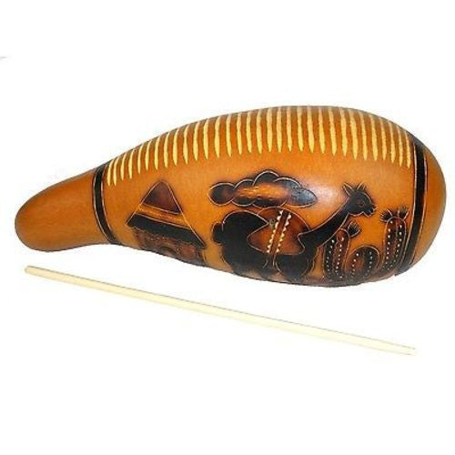 Gourd Guiro Rasp - Jamtown World Instruments