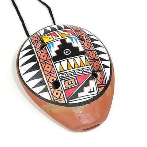 Traditional Ceramic Ocarina Necklace - Jamtown World Instruments