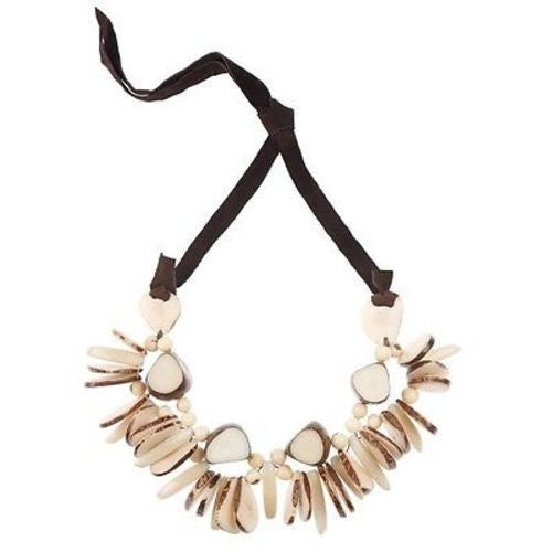 Rhumba Necklace in Cream - Faire Collection