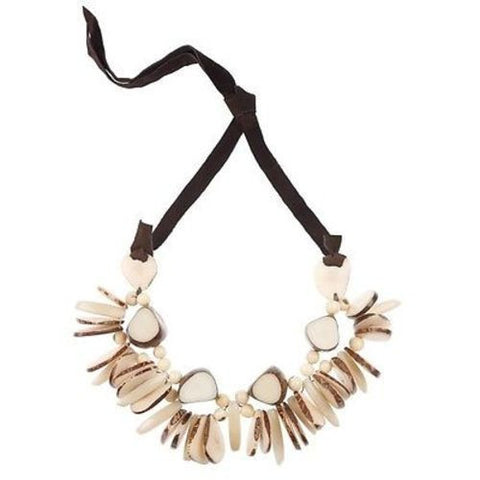 Rhumba Necklace in Cream - Faire Collection