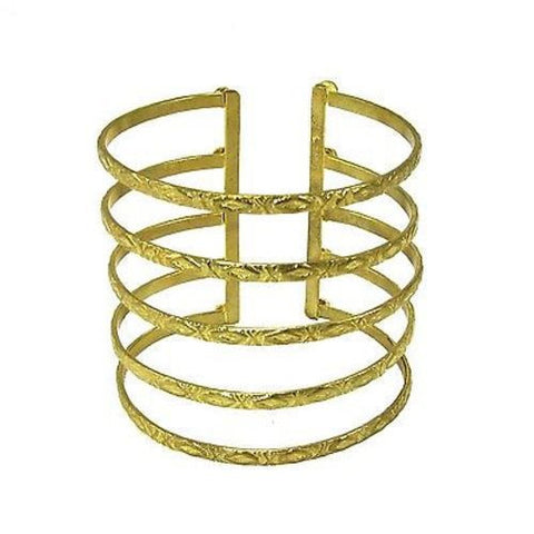 Goldtone Baroque Cuff - WorldFinds