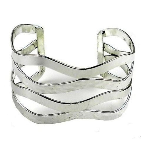 Mixed Media Silver Overlay Bracelet - Artisana