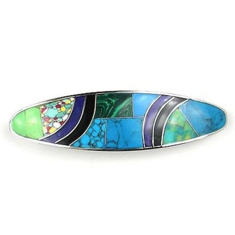 Oceanic Mosiac Hair Barrette - Artisana