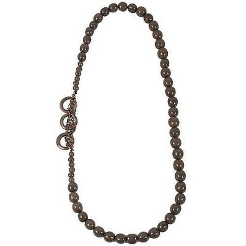 Circle Chain Necklace in Soft Gray - Faire Collection