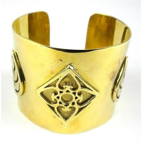 Bomb Casing with Leaf Design Cuff - Craftworks Cambodia