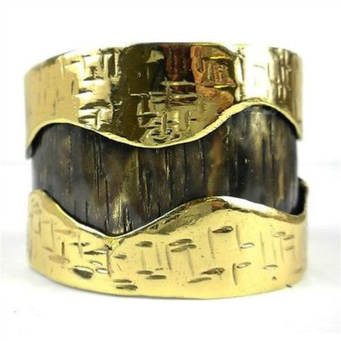 Road Less Traveled Cuff - Brass Images (C)