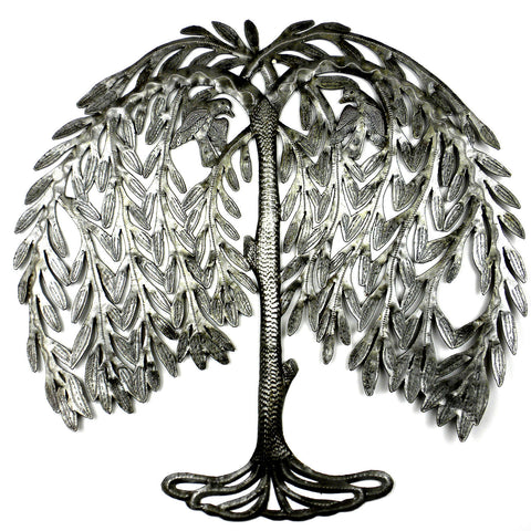 Weeping Willow Metal Art - Croix des Bouquets