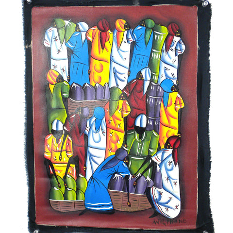 Haitian Acrylic Painting on Canvas - Haiti