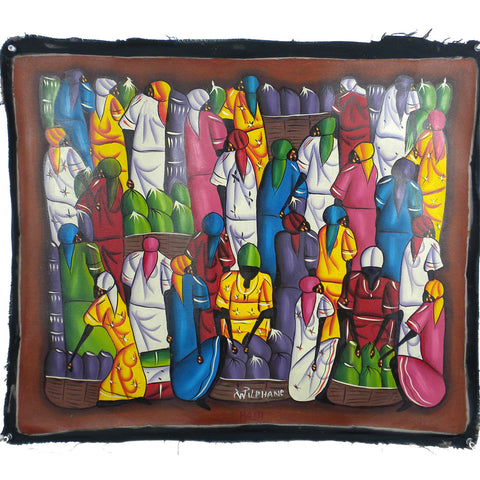Haitian Acrylic Painting on Canvas - Haiti