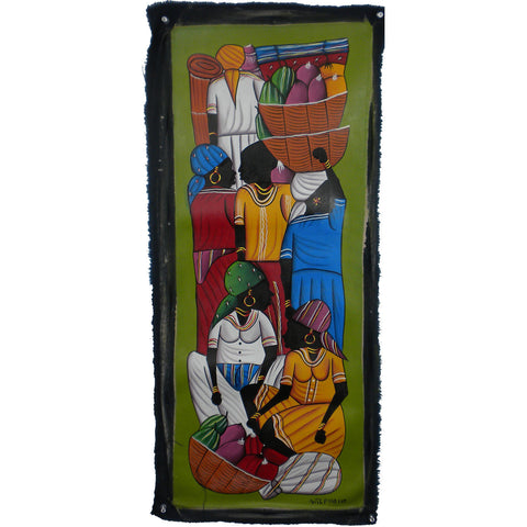 Haitian Acrylic Painting on Canvas - Haiti