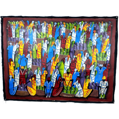 Haitian Acrylic Painting on Canvas - Haiti