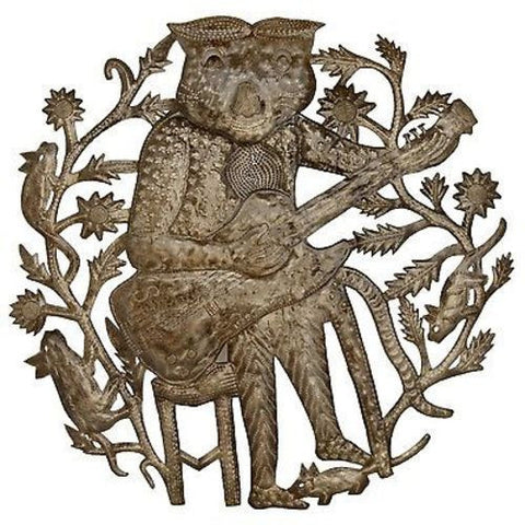 Musical Mouser 24 inch Metal Wall Art - Croix des Bouquets