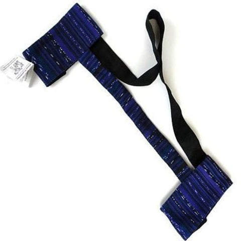 Hand Woven Sololá Yoga Mat Sling in Deep Purple - Maya Traditions (A)